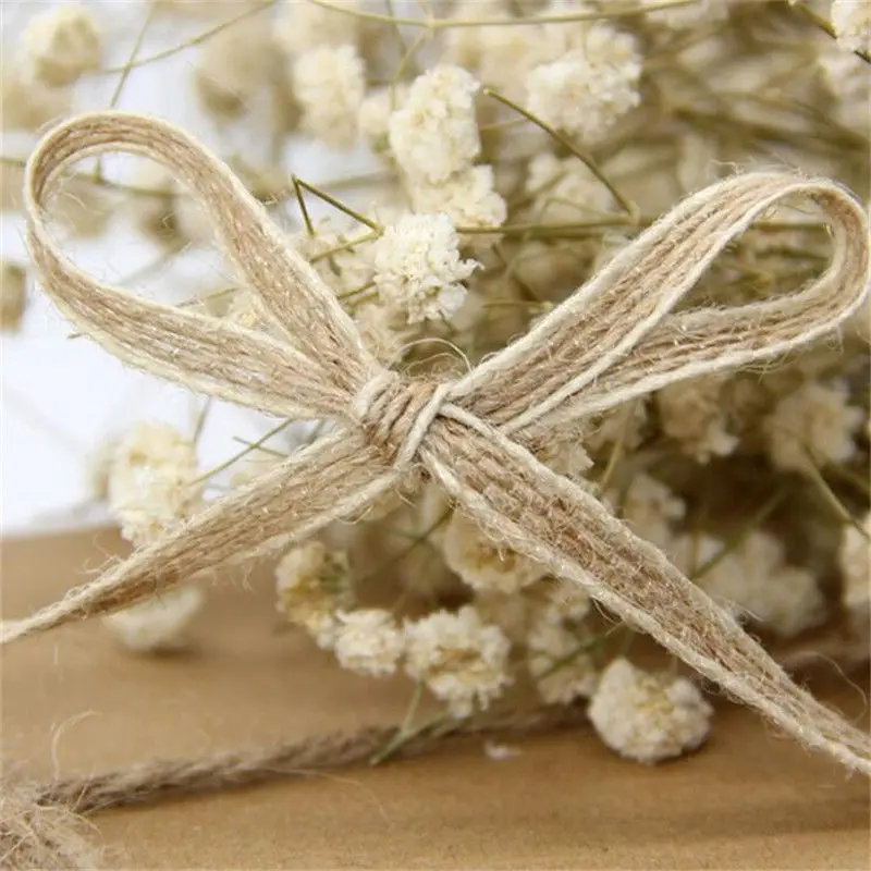 10 м/рулон Ширина 0 5 см джутовая Мешковина рулонов гессенской лента с кружевом