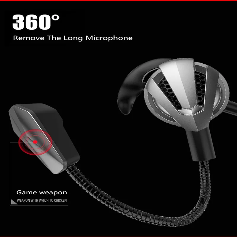 Новые проводные наушники с курицей для игр многоцветные двойным микрофоном