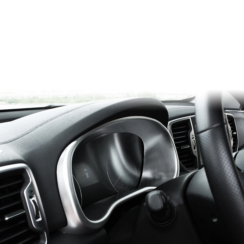 Для Kia kx5 Sportage 2016 2017 ABS Матовый обнаружитель украшения приборной панели рамка
