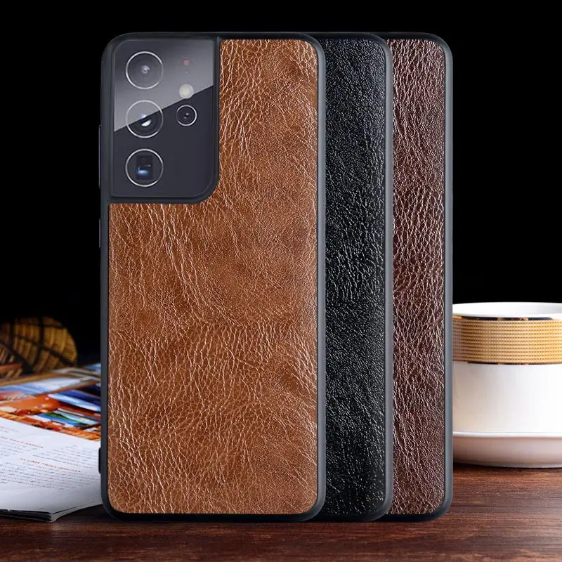 

Case for Samsung Galaxy A51 A71 A5 2017 A8 Plus 2018 A9 J8 A10 Note 9 S20 Plus S21 Ultra Vintage Leather Tree pattern