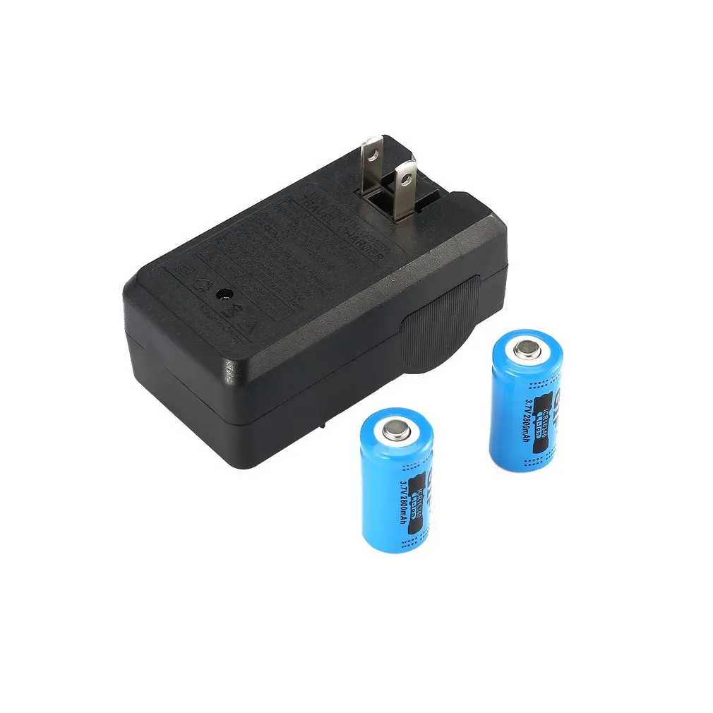 3 7 V 2800mAh 16340 аккумулятор перезаряжаемый фонарик Фонарь без/с США Британский