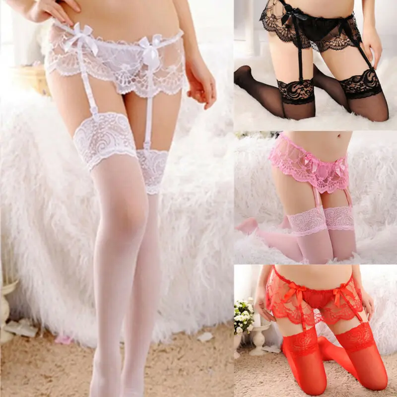 Красивое женское Сетчатое нижнее белье с поясом для чулок кружевные
