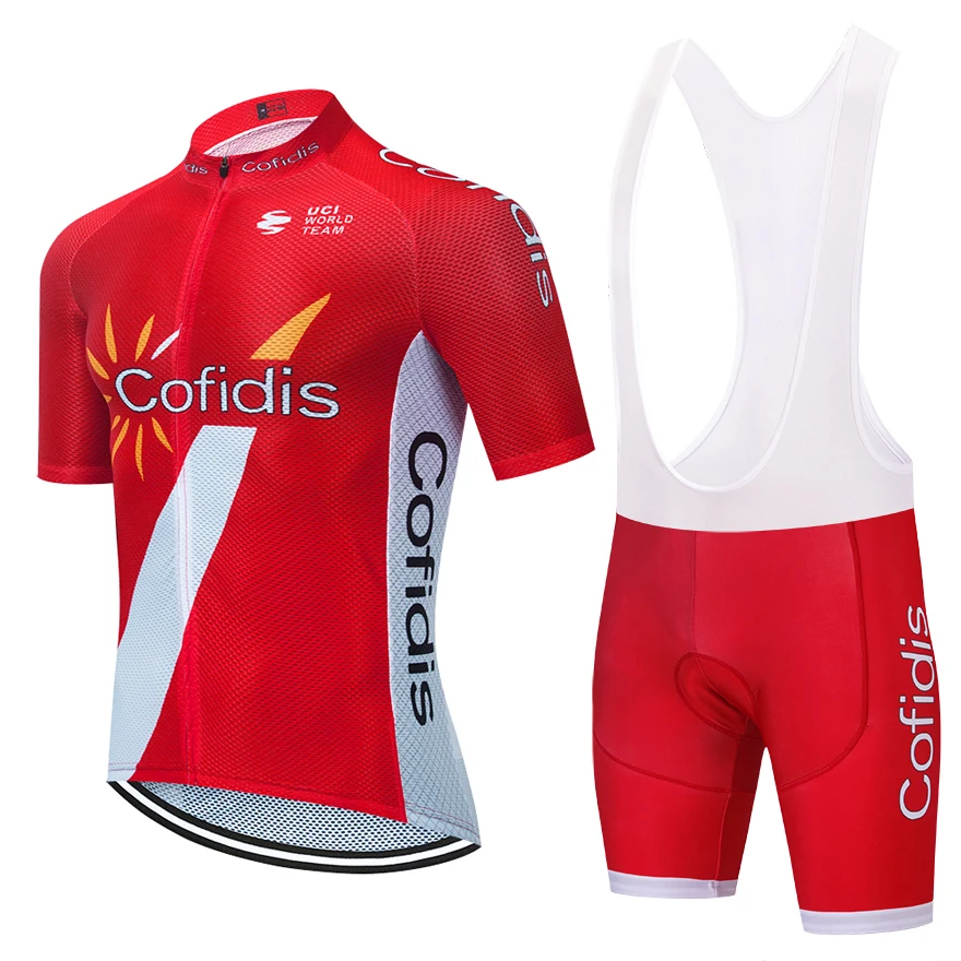 Новинка велосипедная команда Cofidis Джерси 20D велосипедные шорты мужские летние