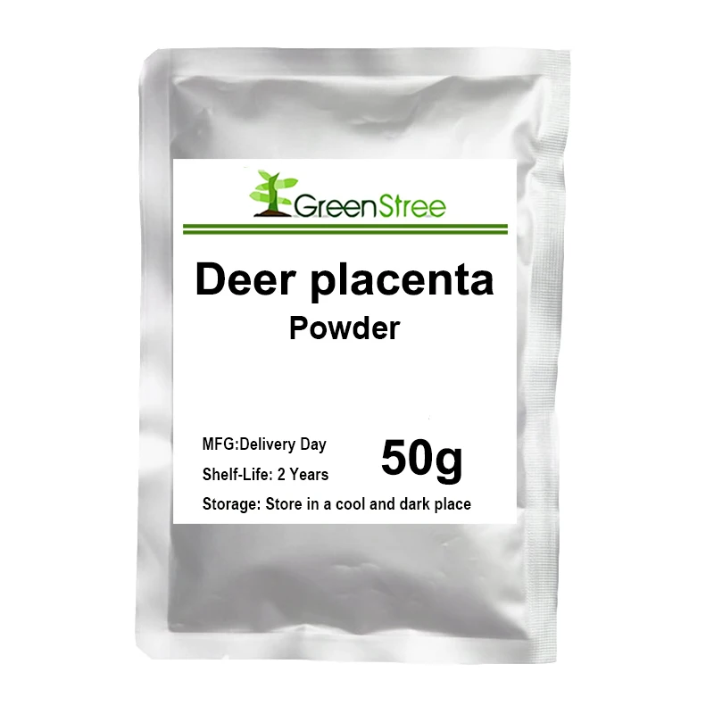 Высококачественный порошок плаценты оленя косметическое сырье для отбеливания