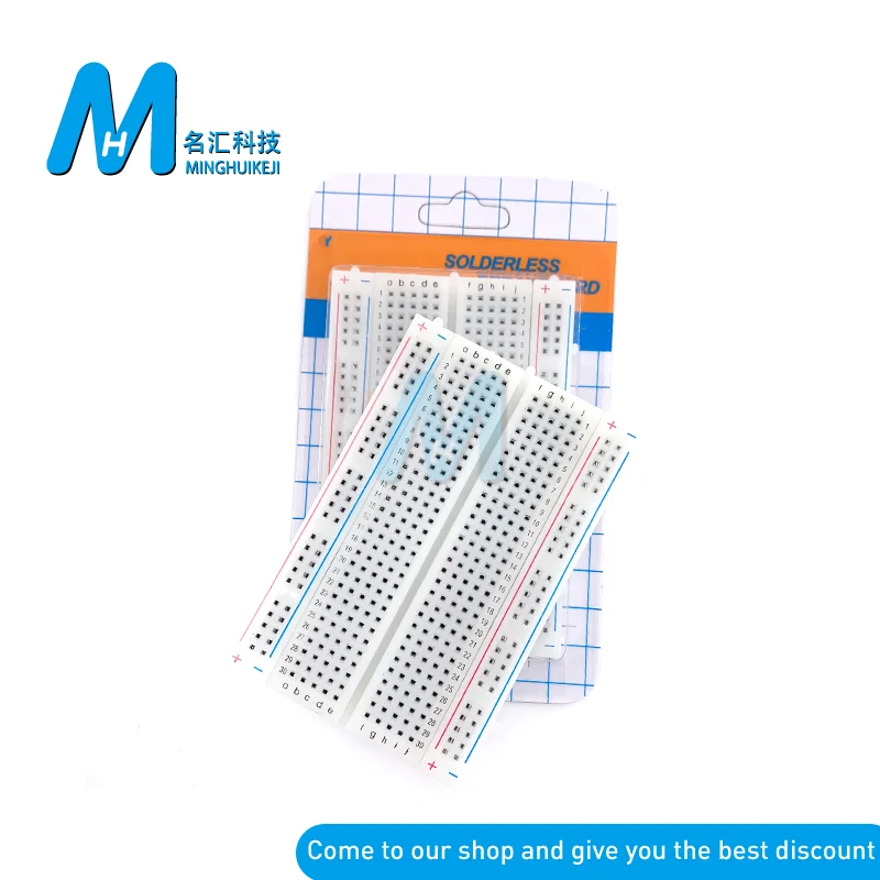 400 точек привязки макетная плата PCB без пайки мини 83X55 мм Универсальная Тестовая