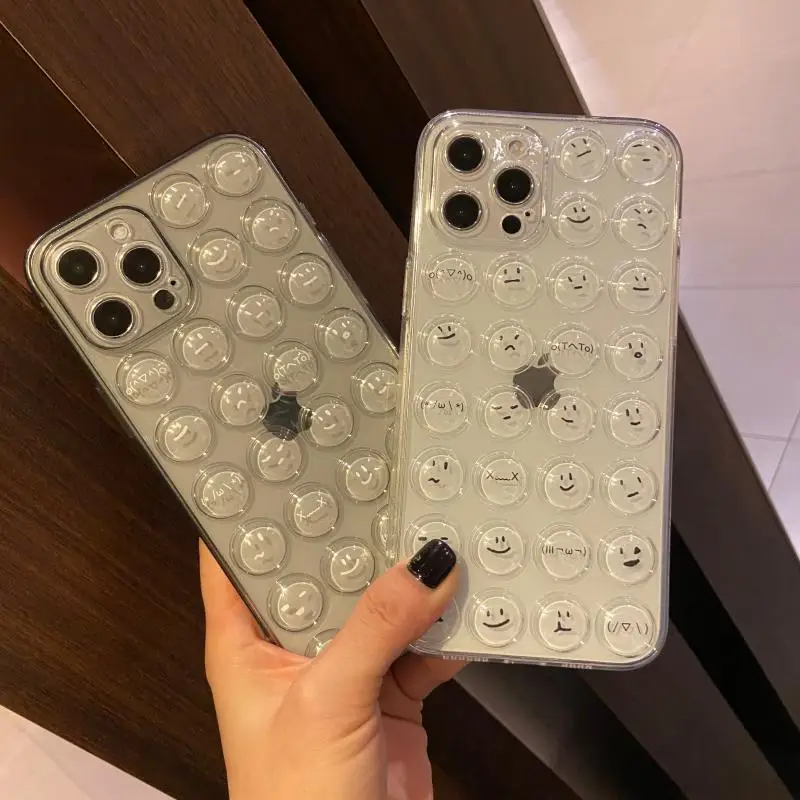 

Push Bubble Relieve Stress Case for iPhone 11 12 Mini Pro XS Max Xr X 6s 7 8 Plus Silicone Soft Pop Fidget Toys Rainbow Cover