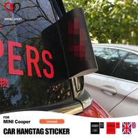 auto show door trunk decoration tag hangtag sticker for mini cooper r55 r56 r60 f54 f56 f60 clubman countryman car accessories