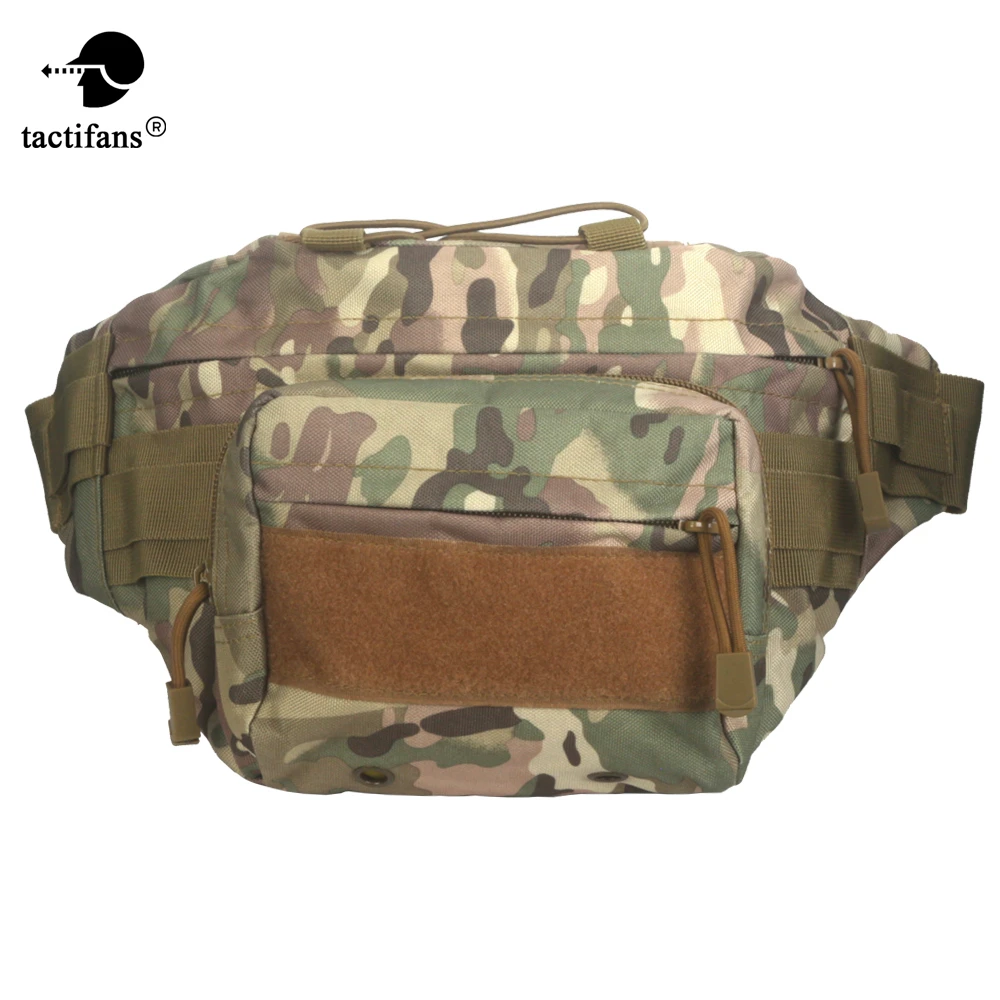 

Outdoor Climbing Waist Utility Pouch Tactical Gadget Fanny Pack Waterproof Nylon Hip Belt Bag Combat Paintball Hunting Cycling