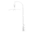 Мобиль для кроватки BABYSYLSRL серия C, вращающийся музыкальный бокс с белым кронштейном, можно повесить, куклы-животные, подходит для детей 0-12 месяцев