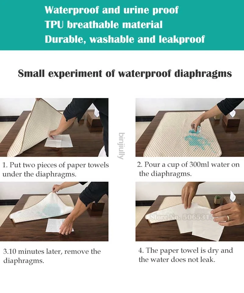Матрас для взрослых Водонепроницаемый моющийся простыня большого размера