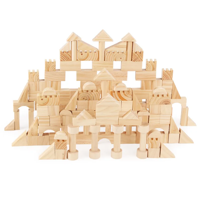 162 шт./компл. Монтессори образование деревянные зерна для штабелирования