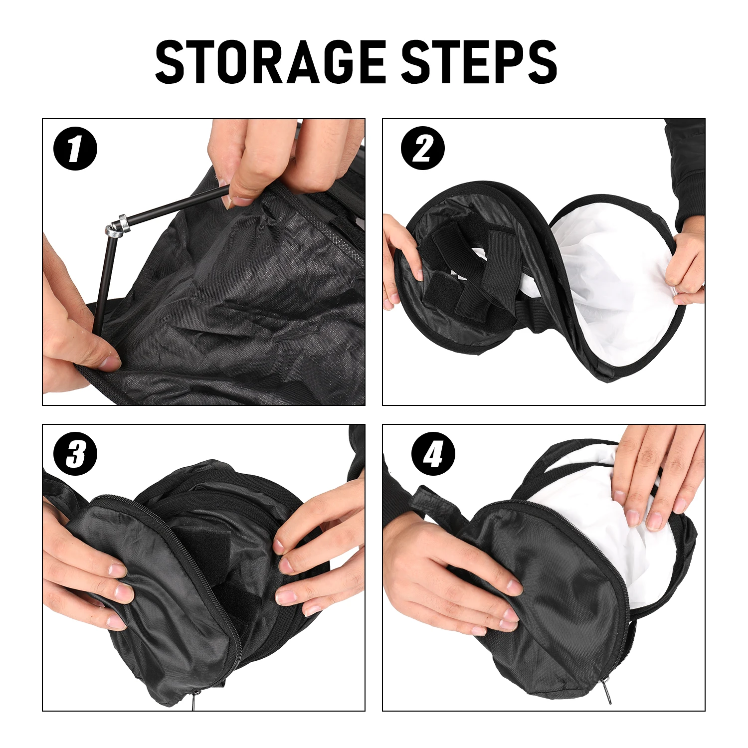 Многофункциональный 410 мм Мини Портативный складной рассеиватель для вспышки