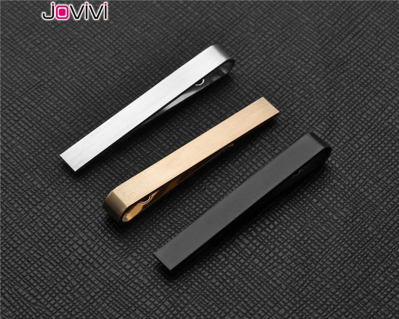 Jovivi Мужской зажим для галстука из нержавеющей стали узких 1 6 дюйма/регулярные