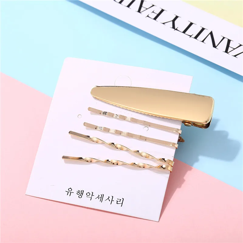 FDY044A8 and gift Купить 1 получить 1 бесплатно Модный корейский комплект заколки для волос с искусственным жемчугом для женщин и девушек серебряные заколки для волос ювелирное изделие Новинка - Окраска металла: FDY044A8 and gift