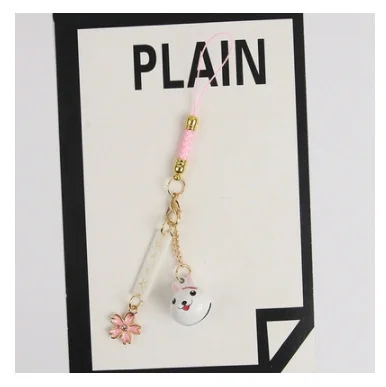 Новинка модная ручная работа японский кулон в виде кролика колокольчика