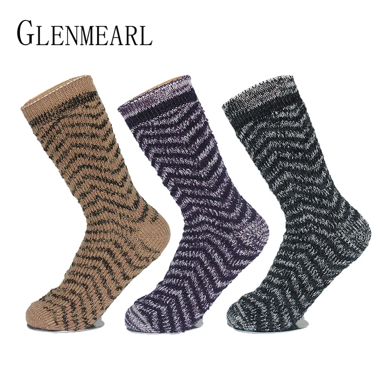 Женские хлопковые носки брендовые теплые ботинки Сезон осень-зима двойной Coolmax