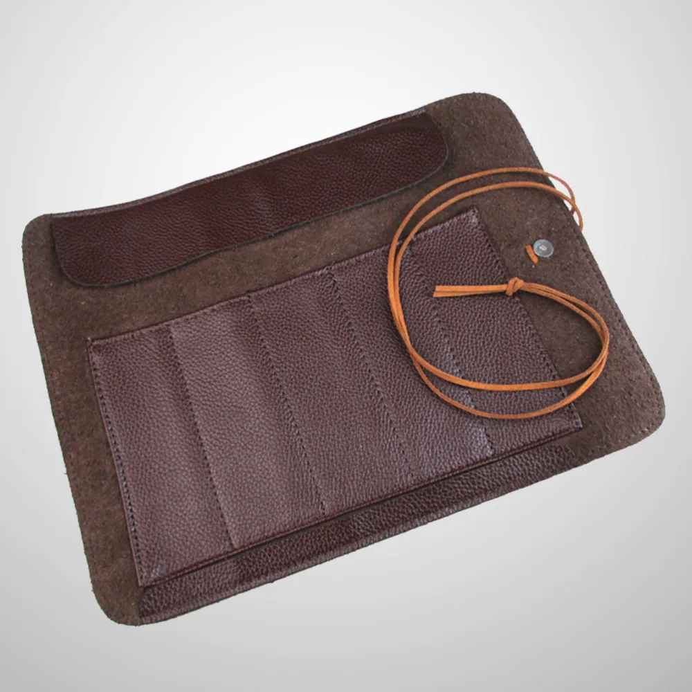 1 шт. инструменты ножи сверните вверх мешок легкий Портативный кожаный ящик для