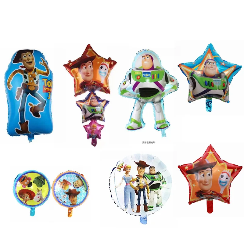 

Disney Buzz Lightyear Cartoon Aluminum Foil Balloon Toy Story Cartoon Aluminum Foil Balloon Birthday Decoration Kids Balls Toys