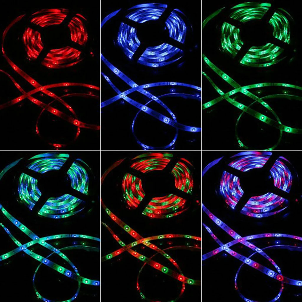 Barra de luz led5m, 10m, 15m, 3528rgb24, juego de llaves-2