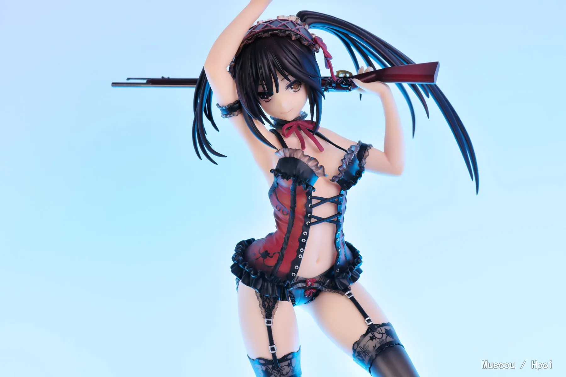 25 см японского аниме сексуальная девушка фигурки Дата живой Tokisaki Kurumi ПВХ фигурка Коллекционная модель игрушки кукла для мужчин подарок