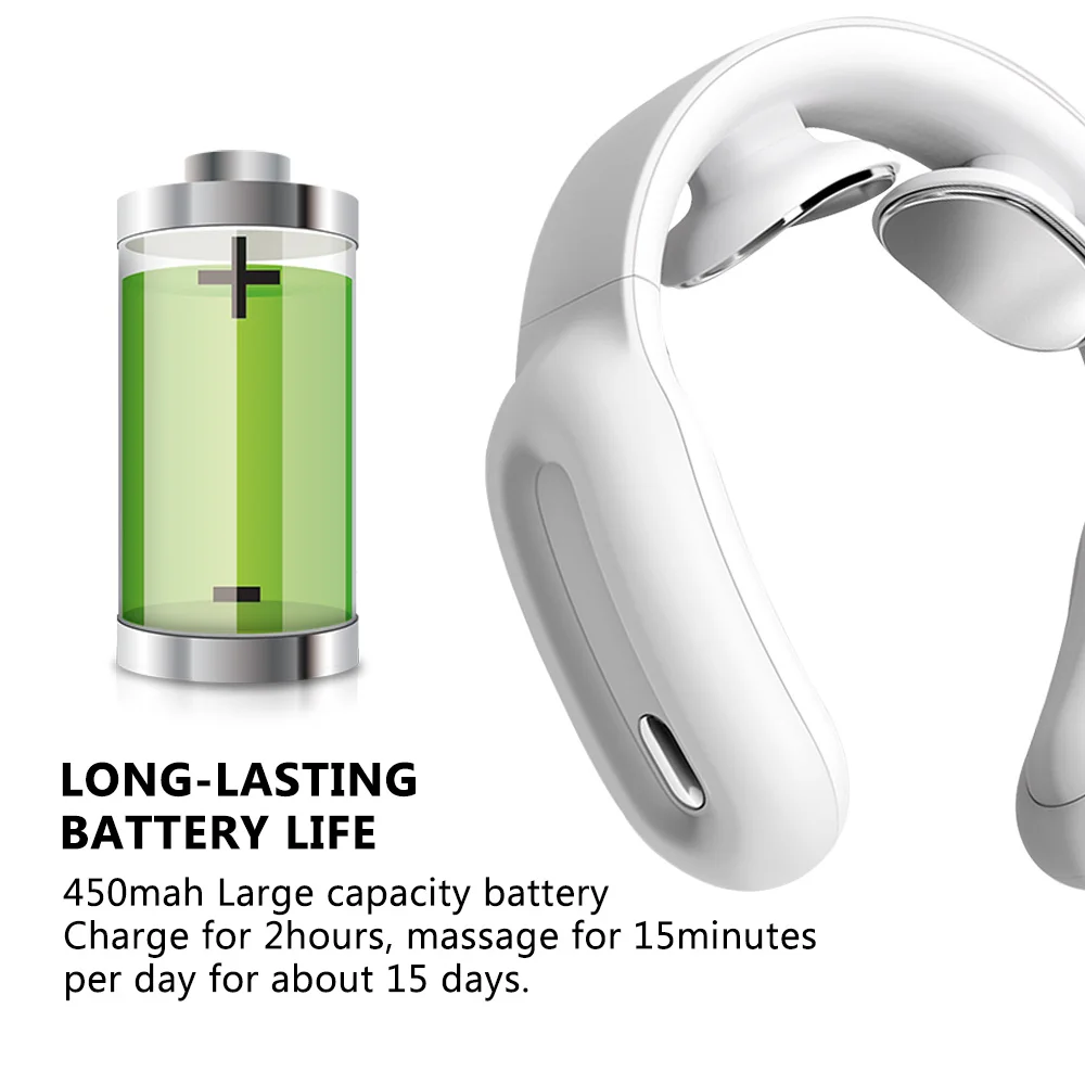 

Neck Massager Electric Neck Massage Pain Relief Tool Health Care Relaxation Cervical Vertebra Physiotherapy Intelligent Tools