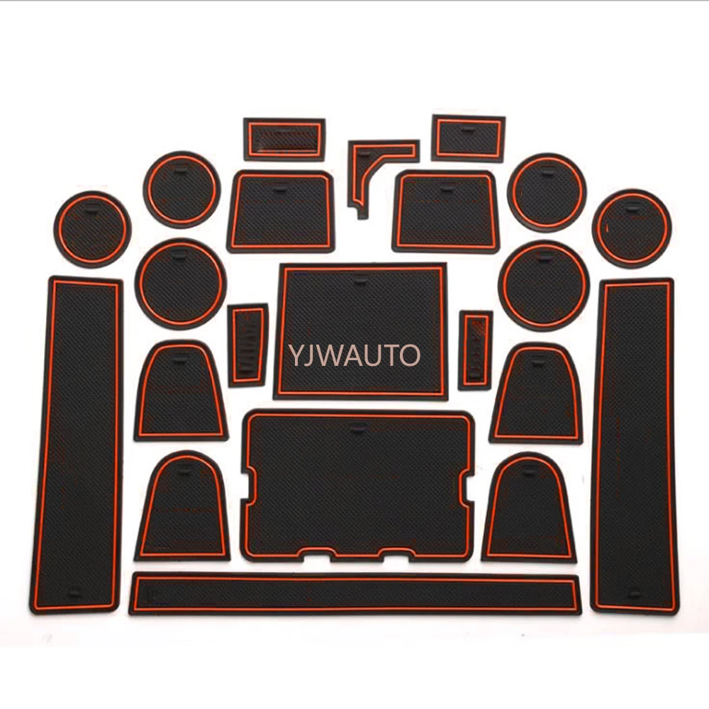 

Дверной коврик с прорезями для Nissan патруль Y62 2017, подушка с прорезями для ворот, автомобильные Противоскользящие коврики с резиновой подста...