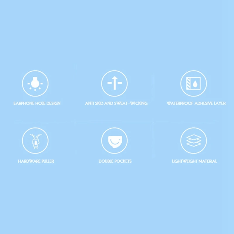 

OUDU Outdoor Sports Armband Running Sports Armband Band Earphone Hole Sweatproof Running Arm Bag