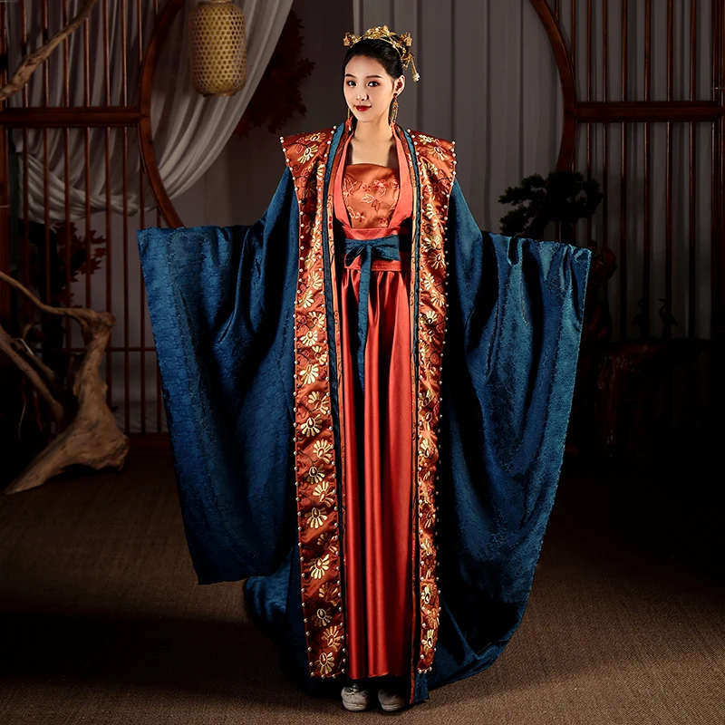 Косплей Китайский традиционный платье hanfu женские 2020 Новый Китай Queen Princess Mopskirt