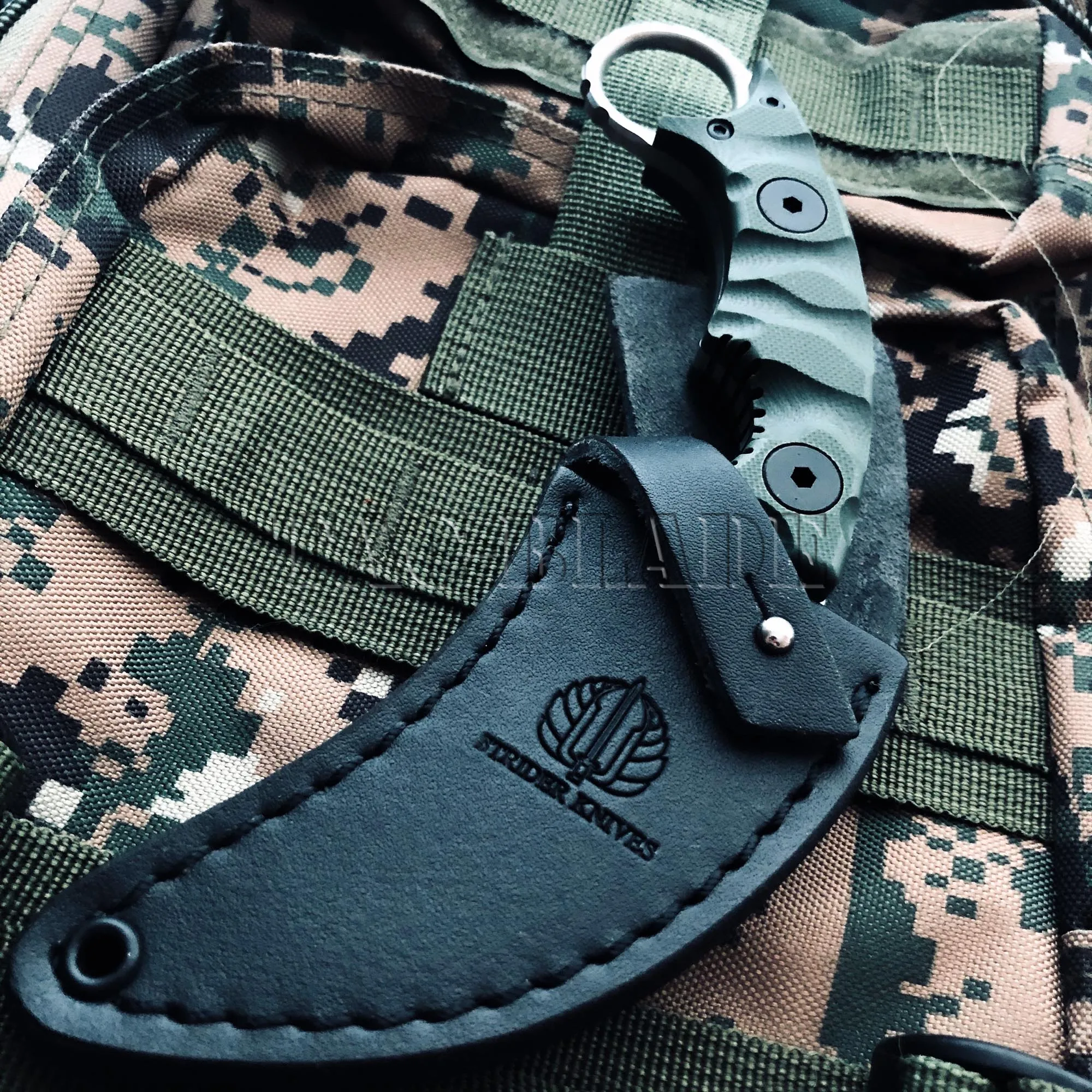 

Army Green Handmade D2 Fixed Blade Tactical Hunting Knives Military Claw Combat Karambit Messer Skinner Hawkbill Strike Knifes