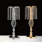 Свадебные хрустальные акриловые бусины T Stage Road Lead свадьбы главный стол Центральная Цветочная подставка для дома вечерние декоративные вазы для мероприятий