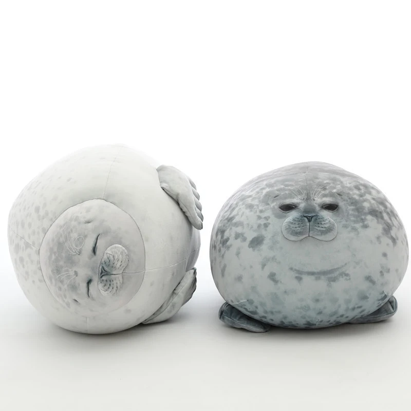 3D Новинка морской лев кукол из плюша с наполнителем Angry шарик Подушка-тюлень