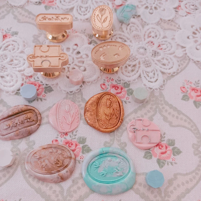 Необычный бант воск печать Краска пчелиный полоски Конверт рождественские марки