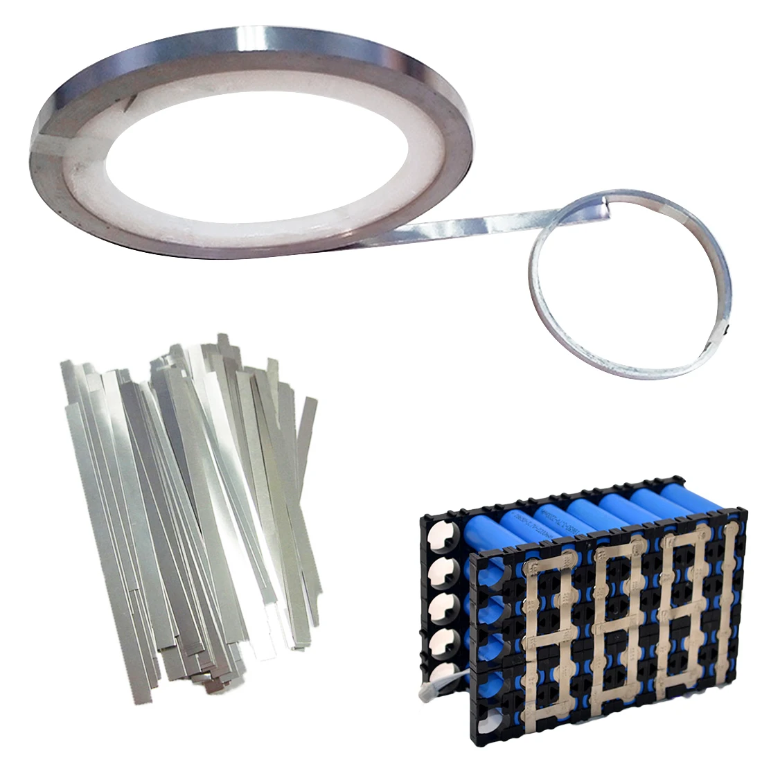 

2M 0.1x5mm nickel-plated tape strip compatible with spot welding machine, suitable for spot welding of Li 18650 battery