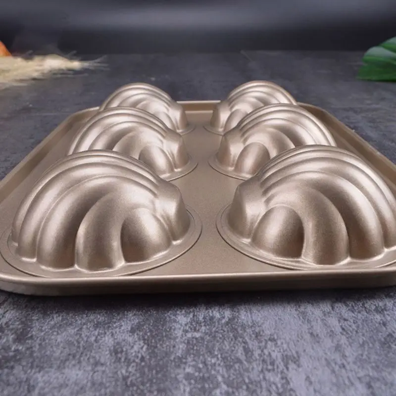 6 Полость Madeleine форма для торта антипригарная сферическая оболочка посуда
