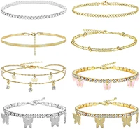 jewelry various butterfly combination 8 piece set anklet