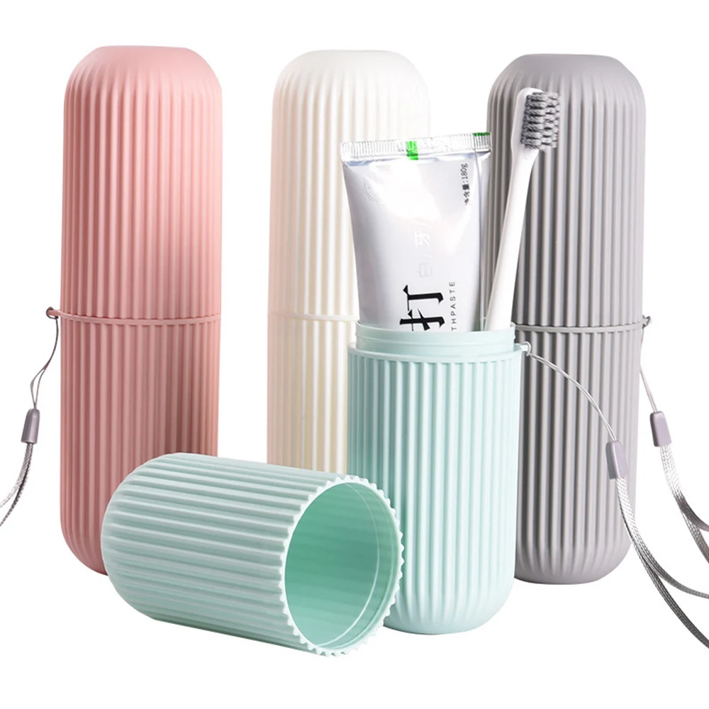 

Travel Portable Toothbrush Box Toothpaste Storage Case Mini Cosmetic Bathroom Household Toothbrush Organizer For Home