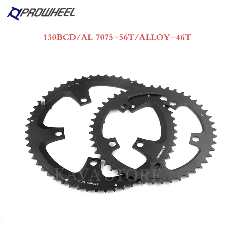 Комплект велосипедных кривошипов Prowheel складные кривошипы 170 мм 172 5 56T/46T звездочка
