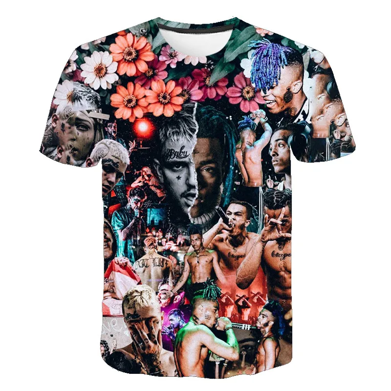 

Singer XXXTentacion 3D Print T-shirt Unisex Summer Short Sleeve Fashion Casual Hip Hop Sweatshirt Round Neck Streetwear Tops