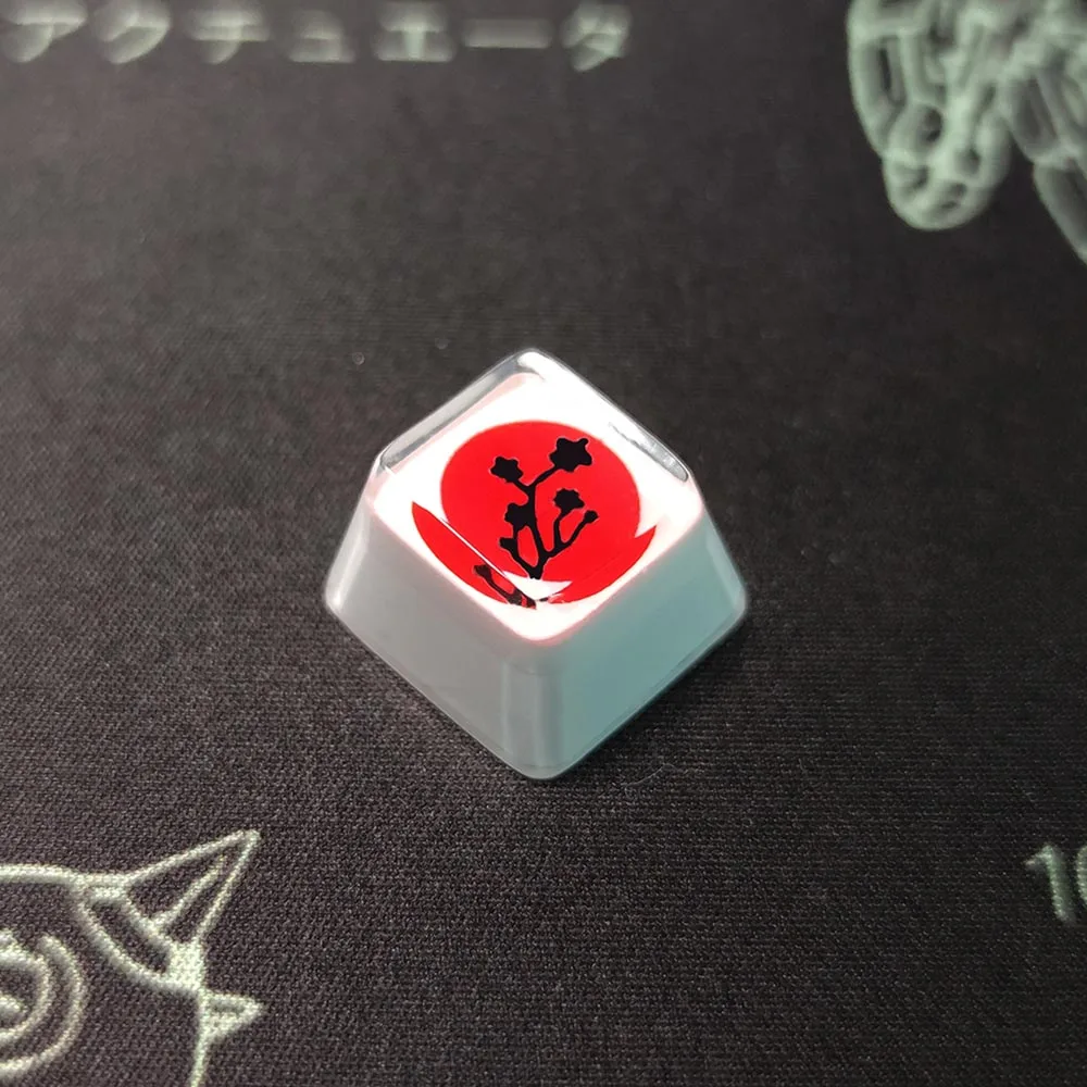 Японские колпачки для клавиш с резиновыми цветами вишни переключателя Cherry Mx