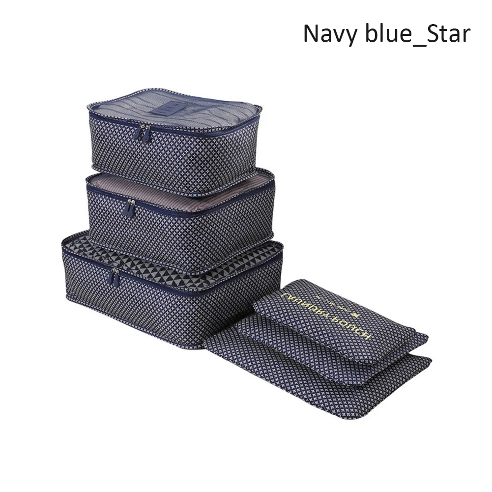 6 шт./компл. для путешествий органайзер хранилище сумочка сумки Портативный