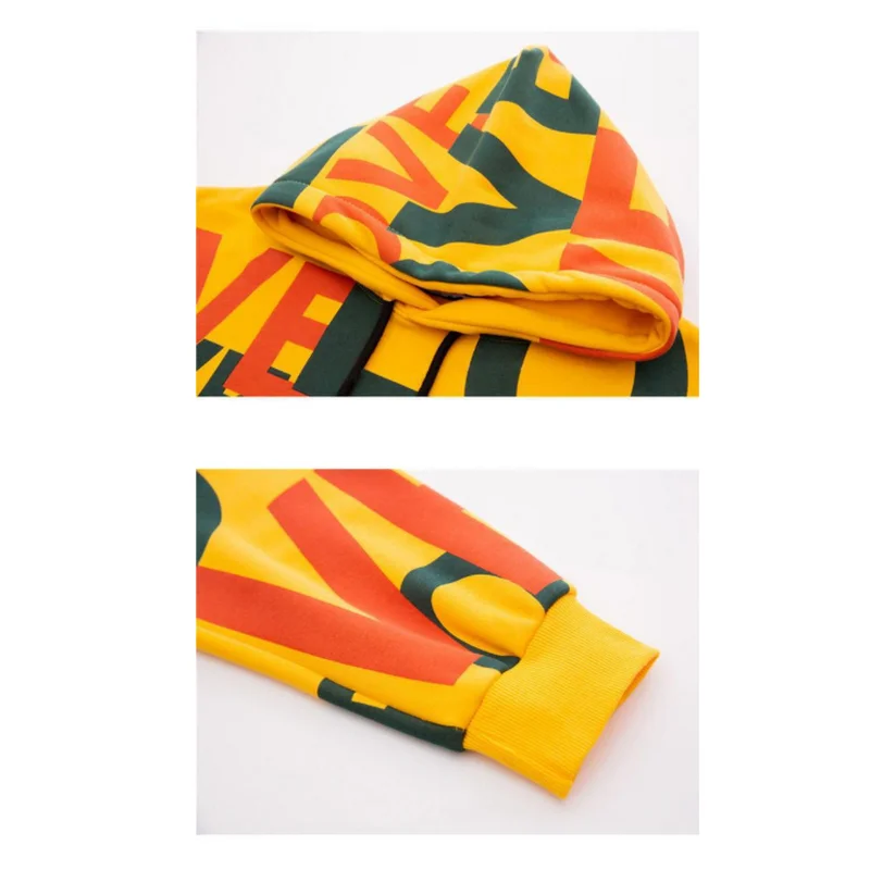 

Korean Women Hoodie Sweatshirts 2021 Winter Casual Fleece Oversized Hoodies Loose Letter Printing Thicken Hoodies for Girls