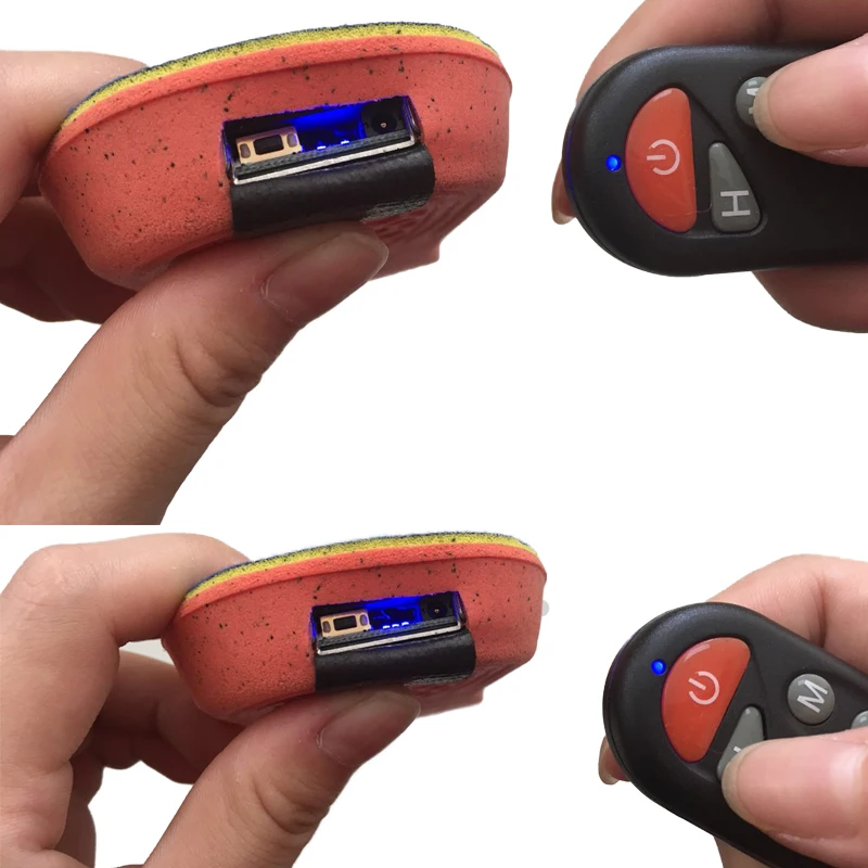 2300/2000mAh Wireless Winter Electric Heated Insoles with Remote Controller Size EUR 35-46# Material EVA Thermal Heating Insoles