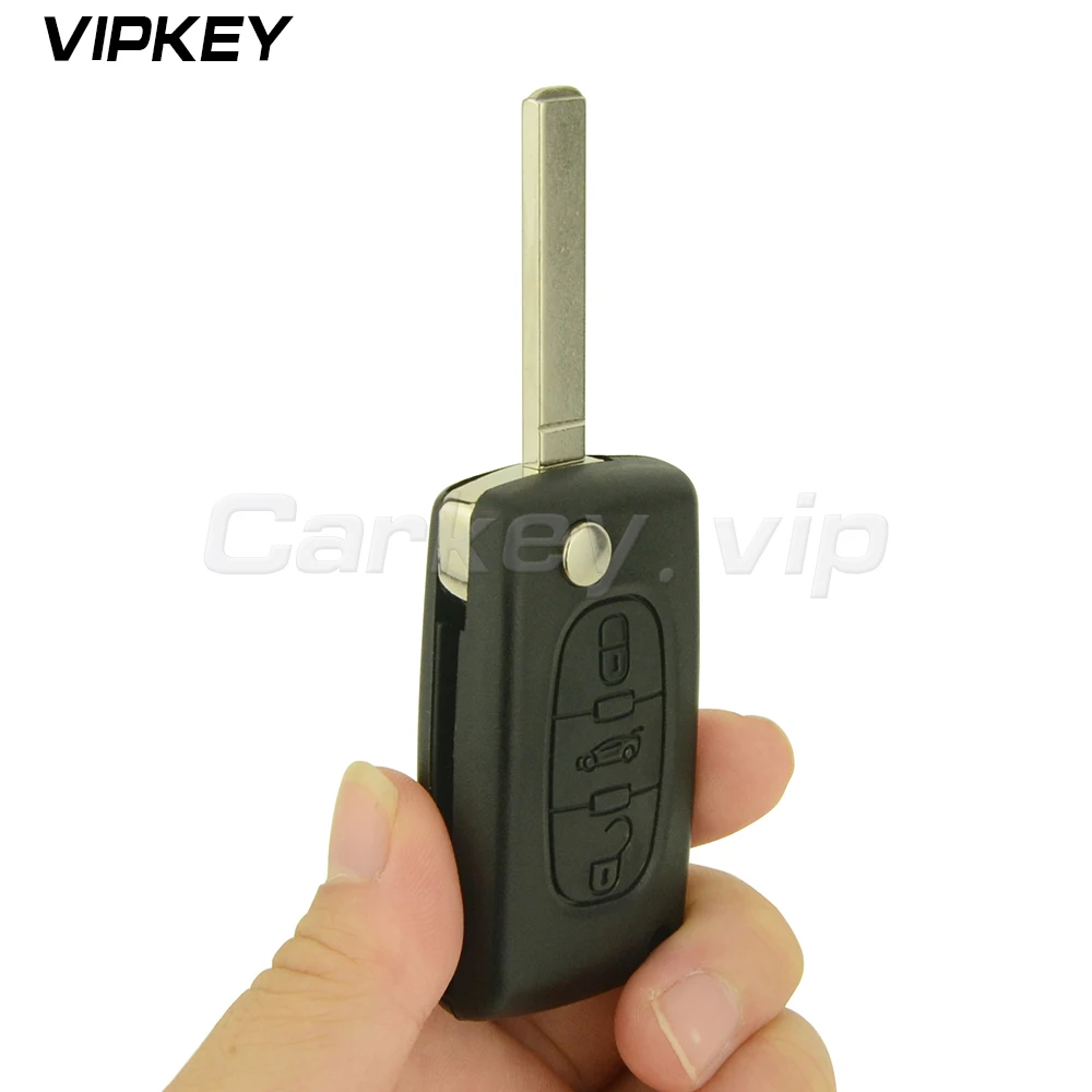 Дистанционный Автомобильный ключ Remotekey CE0523 3 кнопки средний багажник VA2 для Peugeot