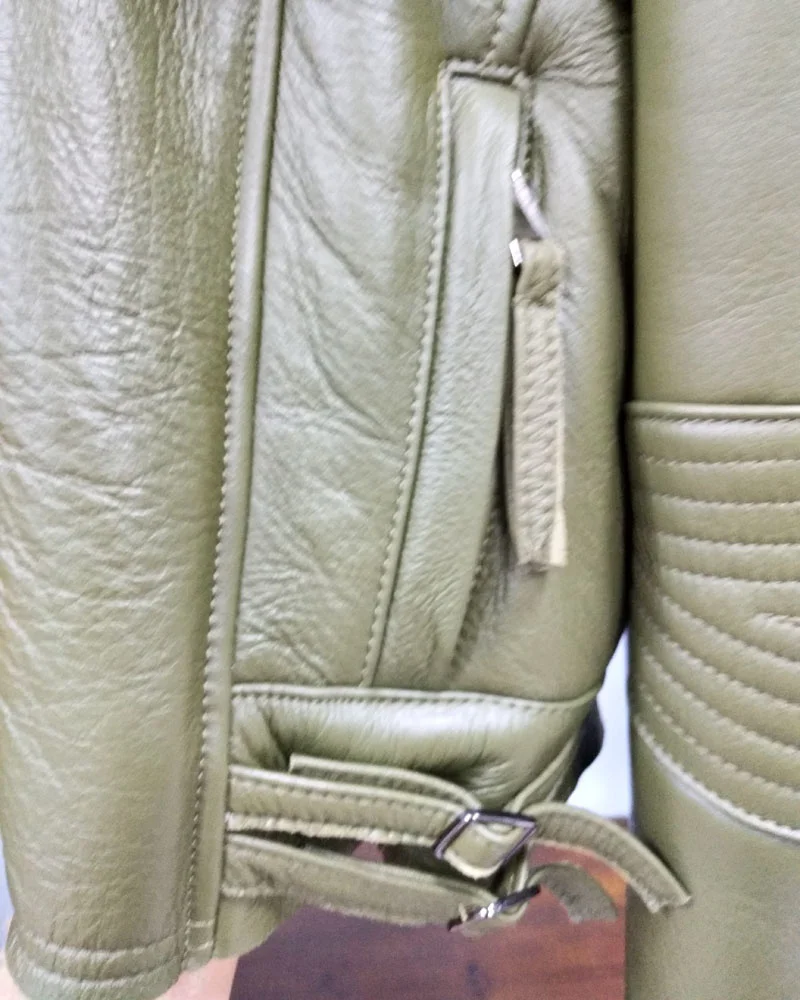 Женское короткое пальто из 100% натуральной шерсти парка большого размера с