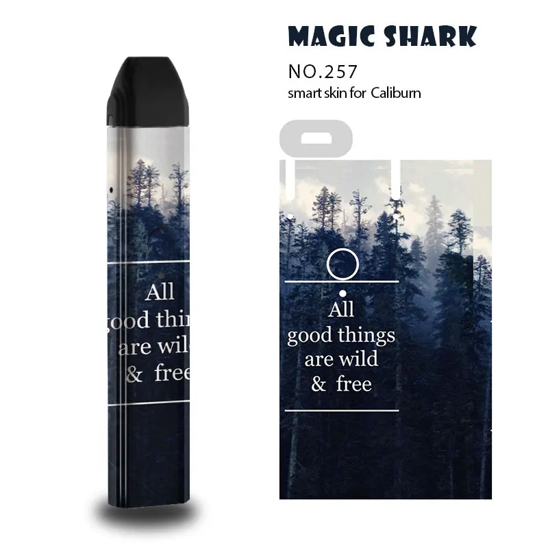  2019 New Flower Beautiful Landscape English Words Sticker Case Full Wrap Film for Uwell Caliburn | Мобильные телефоны и