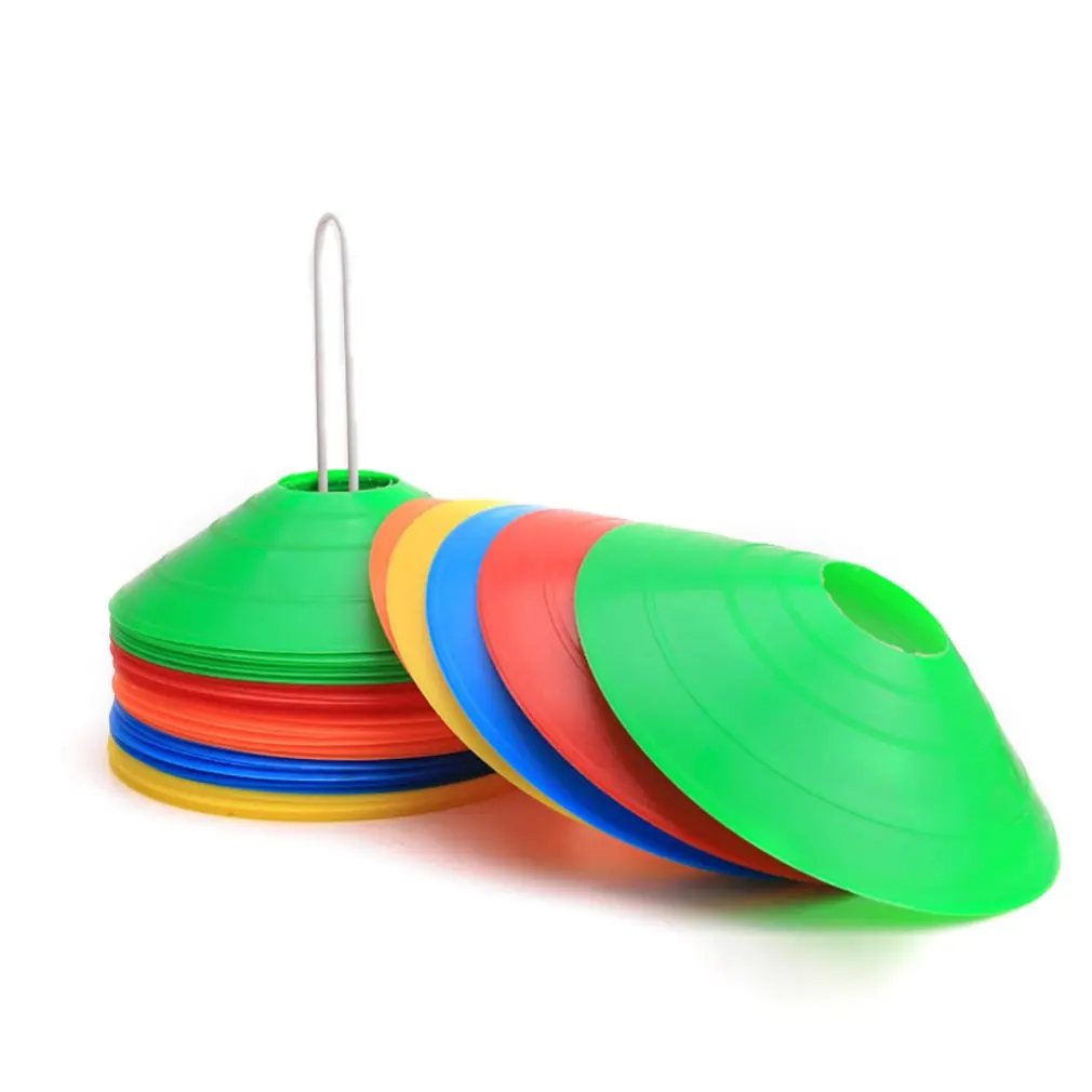 

Football Training Obstacle Logo Plate Obstacle Marking Discs Marking Signpost Roadblocks SoccerTraining Supplies