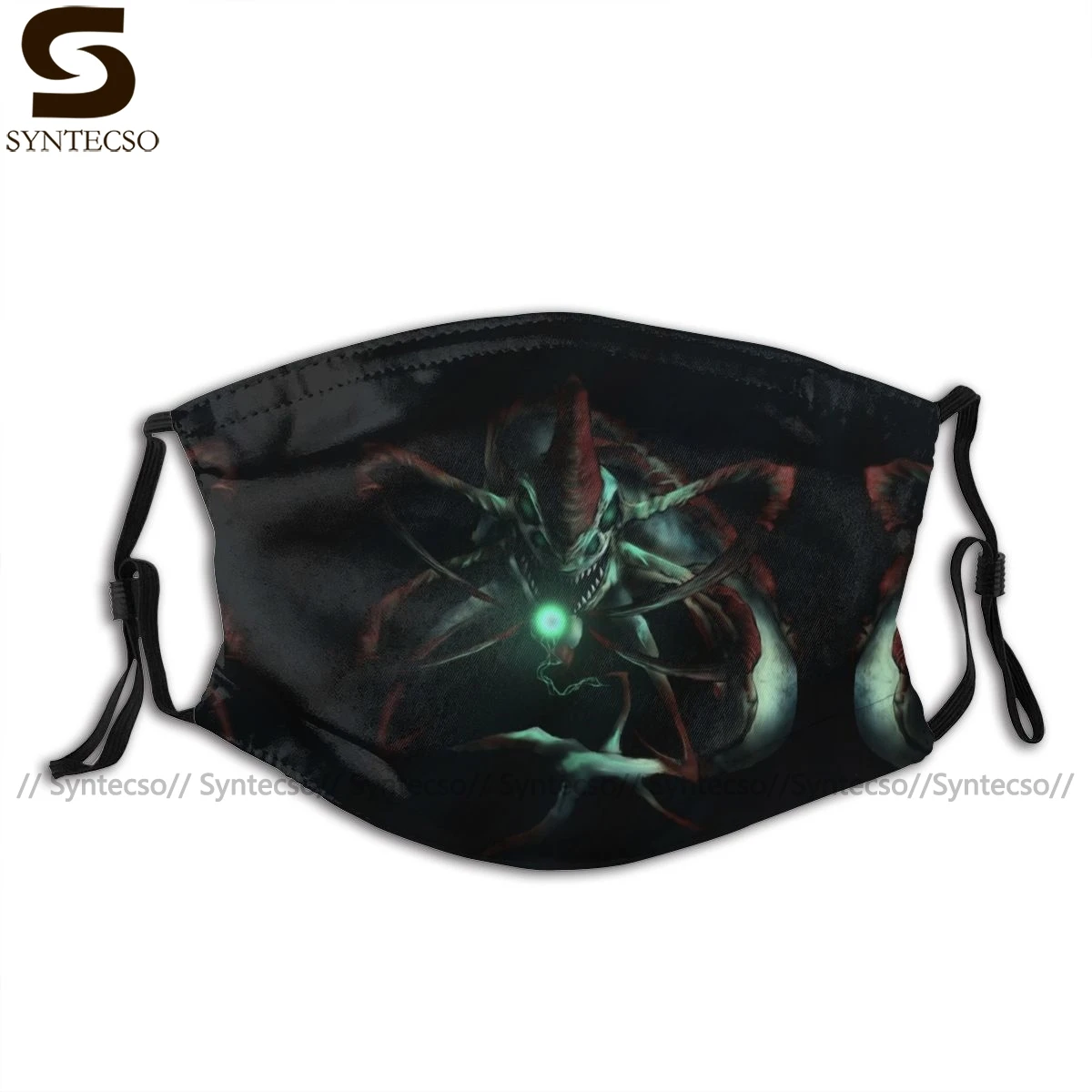 

Subnautica Mouth Face Mask Lost Prey Facial Mask Cool with 2 Filters Adult Kawai Mask