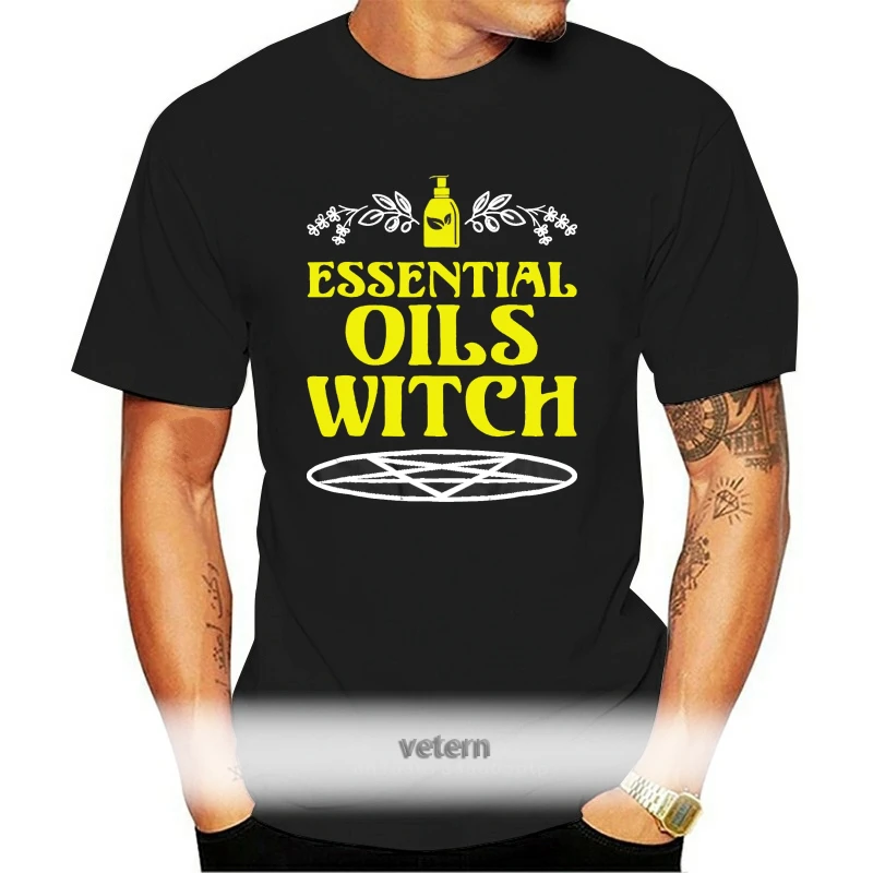 

Men Funny T Shirt Fashion Tshirt Essential Oils Witch Halloween Women t-shirt