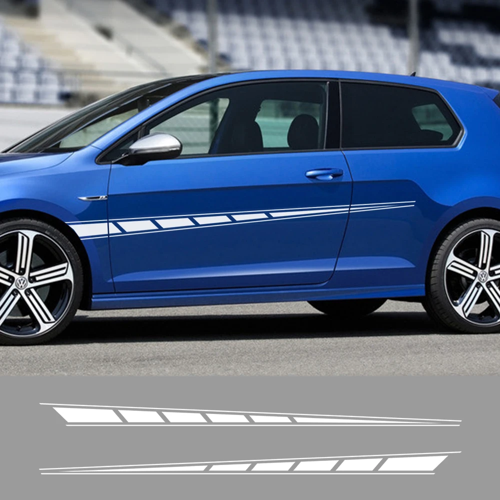 

Universal Car Door Side Decals Stickers For Peugeot Opel Astra Nissan Qashqai Mitsubishi Lancer Renault Mazda Auto Accessories