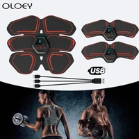 electric gym trainer wireless abdominal muscle stimulator ems smart fitness training massager body slimming belt usb recharge